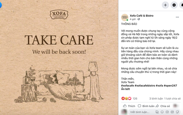 Sáng nay, hàng loạt quán cà phê ở Hà Nội đã chuyển sang bán online hoặc tạm đóng cửa để ngăn chặn dịch bệnh lây lan - Ảnh 7. Sáng nay, hàng loạt quán cà phê ở Hà Nội đã chuyển sang bán online hoặc tạm đóng cửa để ngăn chặn dịch bệnh lây lan - Ảnh 7.
