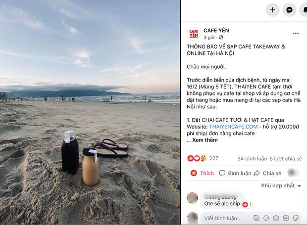 Sáng nay, hàng loạt quán cà phê ở Hà Nội đã chuyển sang bán online hoặc tạm đóng cửa để ngăn chặn dịch bệnh lây lan - Ảnh 1. Sáng nay, hàng loạt quán cà phê ở Hà Nội đã chuyển sang bán online hoặc tạm đóng cửa để ngăn chặn dịch bệnh lây lan - Ảnh 1.
