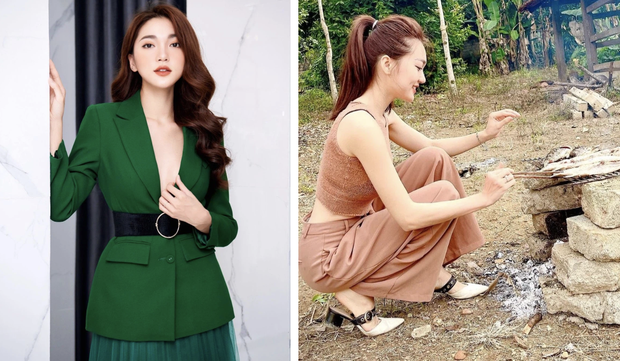 Loạt gái xinh đình đám lúc lên đồ đi chơi và khi về quê ăn Tết với phụ huynh: Thoát vai triệt để quá! - Ảnh 21.