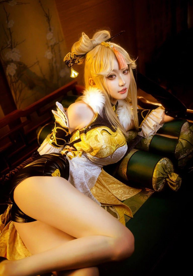 Ngây ngất với bộ cosplay nàng Ningguang trong vũ trụ Genshin Impact - Ảnh 9.