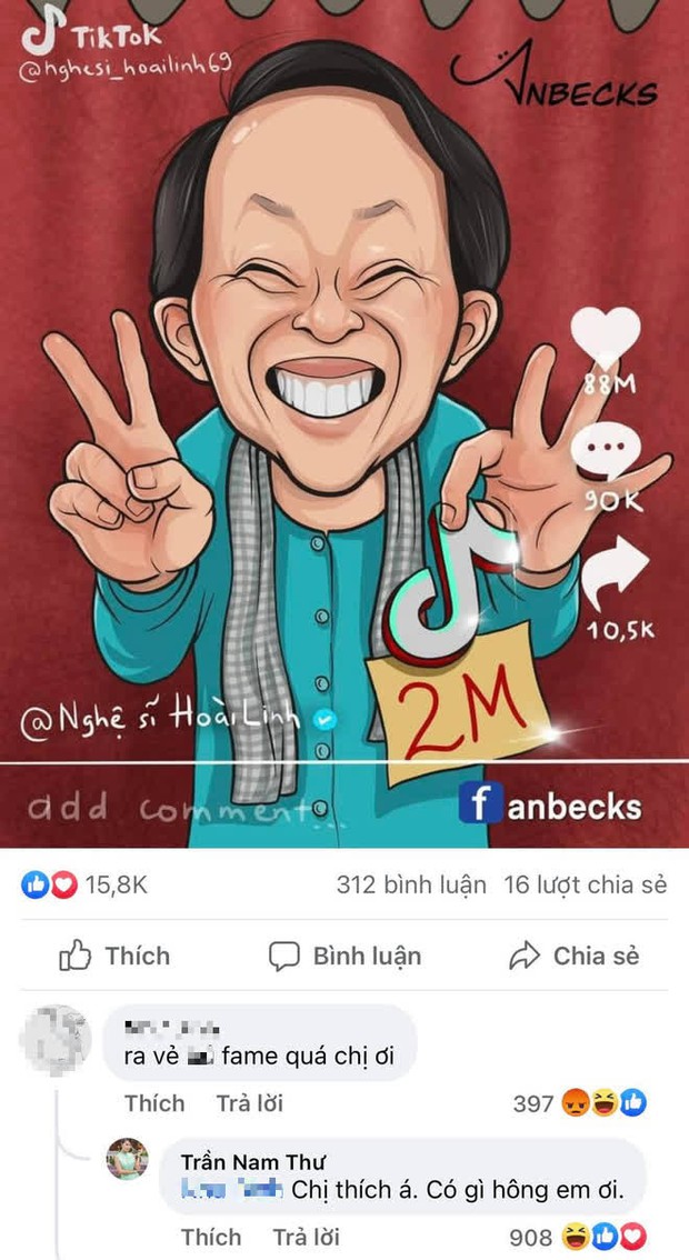 Nam Thư bị tố đu fame vì tung hậu trường clip triệu view của ngôi sao TikTok Hoài Linh và màn đáp trả bá đạo - Ảnh 7.