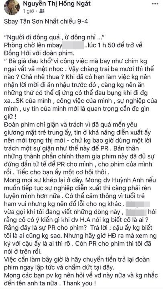 Huỳnh Anh và liên hoàn phốt: Bị ekip phim tố bùng vai, NS Việt Hương chỉ trích vì bùng show đến gây tai nạn rồi chối bồi thường - Ảnh 8.