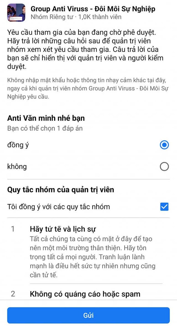 ViruSs bất ngờ tham gia group anti chính mình, chấp nhận luôn yêu cầu anti văn minh lịch sự! - Ảnh 2.