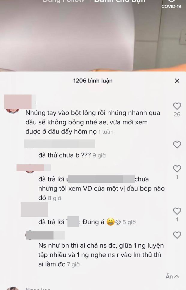 Đầu bếp dùng tay không nhúng vào chảo dầu đang sôi để làm cành hoa đào cực đẹp, khiến dân tình tranh cãi sôi nổi về bí mật nằm ở phía sau - Ảnh 6. Đầu bếp dùng tay không nhúng vào chảo dầu đang sôi để làm cành hoa đào cực đẹp, khiến dân tình tranh cãi sôi nổi về bí mật nằm ở phía sau - Ảnh 6.