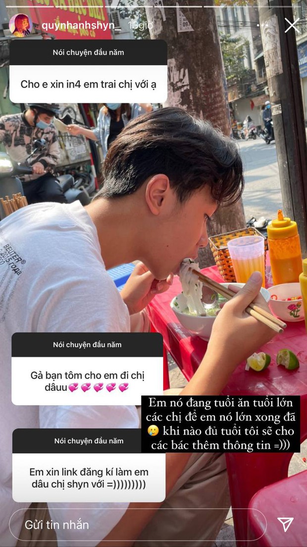 Em trai sinh năm 2007 của Quỳnh Anh Shyn được netizen đặt gạch tới tấp, hot girl phải vội từ chối vì chưa muốn lên chức chị dâu - Ảnh 2. Em trai sinh năm 2007 của Quỳnh Anh Shyn được netizen đặt gạch tới tấp, hot girl phải vội từ chối vì chưa muốn lên chức chị dâu - Ảnh 2.