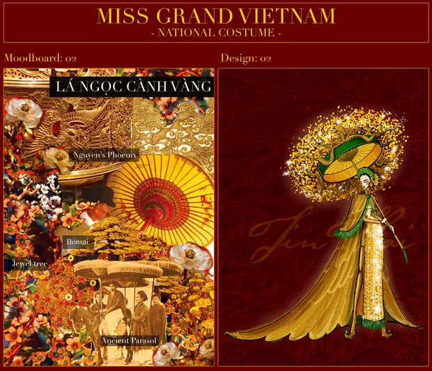 Phác thảo quốc phục Á hậu Ngọc Thảo mang đi chiến tại Miss Grand International, 1 bộ gây tranh cãi vì phá cách quá đà - Ảnh 3. Phác thảo quốc phục Á hậu Ngọc Thảo mang đi chiến tại Miss Grand International, 1 bộ gây tranh cãi vì phá cách quá đà - Ảnh 3.