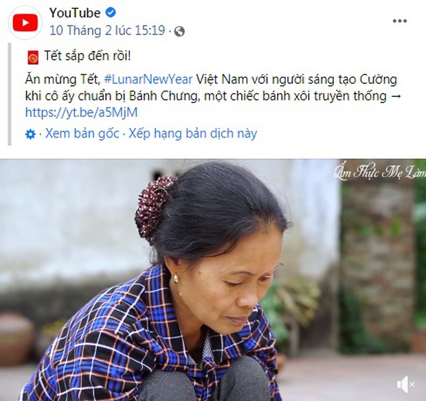 Tin vui đầu năm mới, video gói bánh chưng ngày Tết của Ẩm Thực Mẹ Làm được Fanpage YouTube 100 triệu người theo dõi chia sẻ, giới thiệu đến toàn thế giới