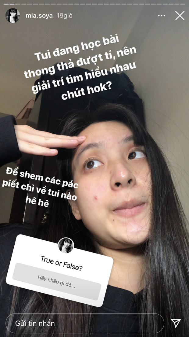 Gái xinh đu trend True or False trên Instagram: Người tự tin lộ mặt mộc nhiều khuyết điểm, người thẳng thắn nói về trà xanh - Ảnh 1.