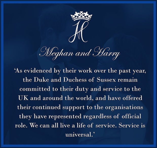 Sau khi bị Nữ hoàng Anh tước bỏ mọi thứ, nhà Meghan Markle đưa ra thông báo phản hồi có nội dung gây tranh cãi - Ảnh 2. Sau khi bị Nữ hoàng Anh tước bỏ mọi thứ, nhà Meghan Markle đưa ra thông báo phản hồi có nội dung gây tranh cãi - Ảnh 2.