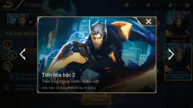 Liên Quân Mobile: Ngộ Không là tướng tiếp theo có skin tiến hóa sau Nakroth, hiệu ứng đẹp chưa từng có - Ảnh 3.