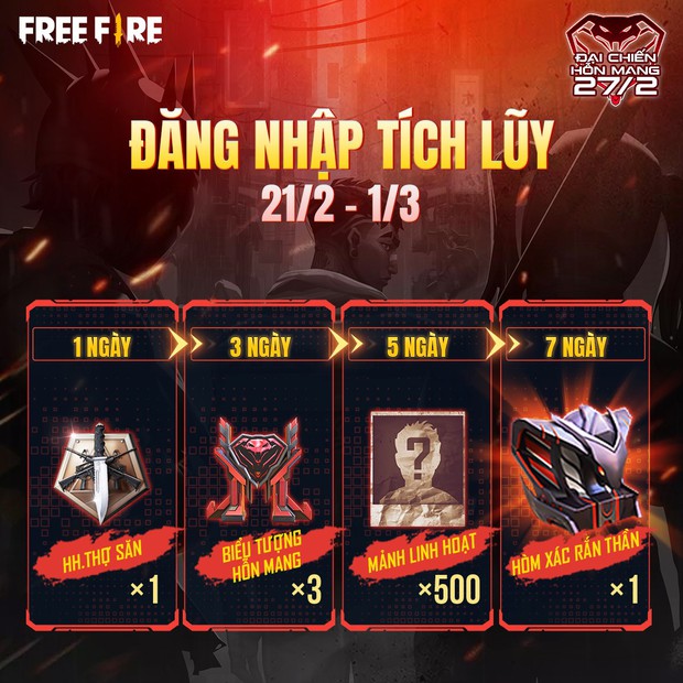 Free Fire: Game thủ nhận miễn phí skin nhân vật Mãng Xà Thần trong sự kiện mới nhất - Ảnh 5.