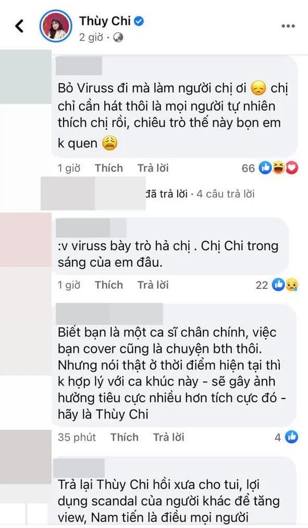 Giữa lúc MV của Sơn Tùng bay màu, Thuỳ Chi bị chỉ trích kém duyên khi đăng lại clip cover Chúng Ta Của Hiện Tại - Ảnh 5. Giữa lúc MV của Sơn Tùng bay màu, Thuỳ Chi bị chỉ trích kém duyên khi đăng lại clip cover Chúng Ta Của Hiện Tại - Ảnh 5.