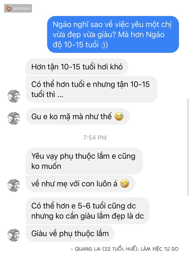 Thanh niên nghiêm túc 2021 nghĩ sao về việc yêu một chị vừa giàu vừa đẹp nhưng hơn 10 tuổi? - Ảnh 13. Thanh niên nghiêm túc 2021 nghĩ sao về việc yêu một chị vừa giàu vừa đẹp nhưng hơn 10 tuổi? - Ảnh 13.