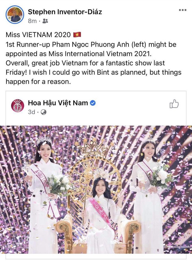 Á hậu Phương Anh bắn tiếng Anh vèo vèo trên sóng livestream, tự tin đối đáp với Giám đốc Miss International - Ảnh 4. Á hậu Phương Anh bắn tiếng Anh vèo vèo trên sóng livestream, tự tin đối đáp với Giám đốc Miss International - Ảnh 4.