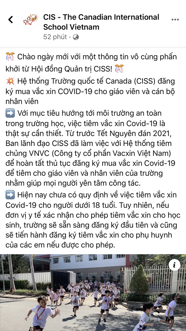 Trường phổ thông đăng ký mua vắc xin Covid-19 cho giáo viên, học sinh - Ảnh 1. Trường phổ thông đăng ký mua vắc xin Covid-19 cho giáo viên, học sinh - Ảnh 1.