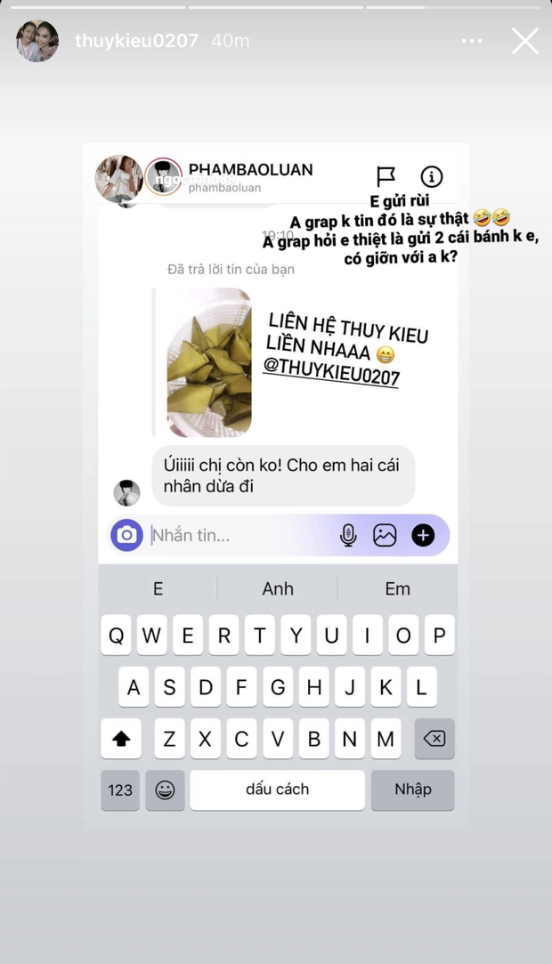 Hội bạn Ngọc Trinh có màn mua bán đi vào lòng đất: Mua 2 cái bánh ít 6k, ship mất 80k - Ảnh 4.