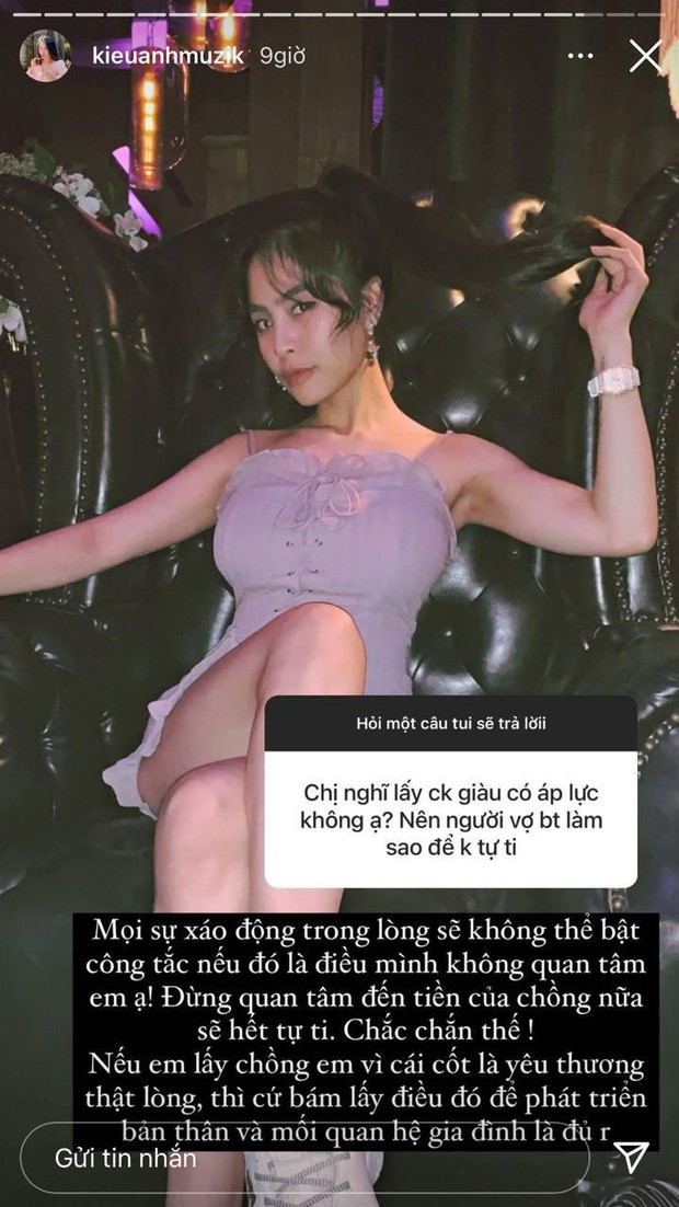 Ca nương Kiều Anh hé lộ áp lực khi lấy chồng giàu, nghe là đủ hiểu gió tầng nào gặp mây tầng đó - Ảnh 3.