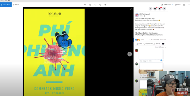 Sau nghi vấn bị cà khịa, ViruSs lên tiếng: Nếu Phí Phương Anh không muốn reaction có thể mail cho tôi - Ảnh 4.