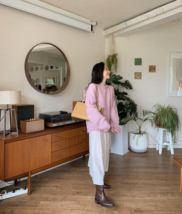 Diện váy theo những công thức chuẩn Hàn này là suốt mấy ngày Tết bạn sẽ đều có outfit đẹp để du Xuân - Ảnh 12.