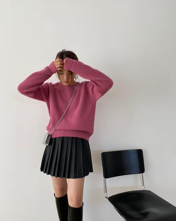 Diện váy theo những công thức chuẩn Hàn này là suốt mấy ngày Tết bạn sẽ đều có outfit đẹp để du Xuân - Ảnh 8.