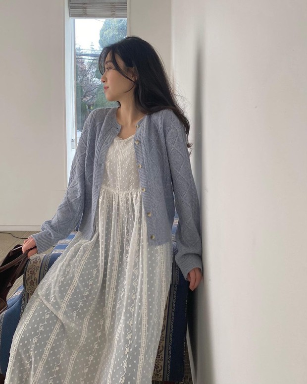 Diện váy theo những công thức chuẩn Hàn này là suốt mấy ngày Tết bạn sẽ đều có outfit đẹp để du Xuân - Ảnh 6.