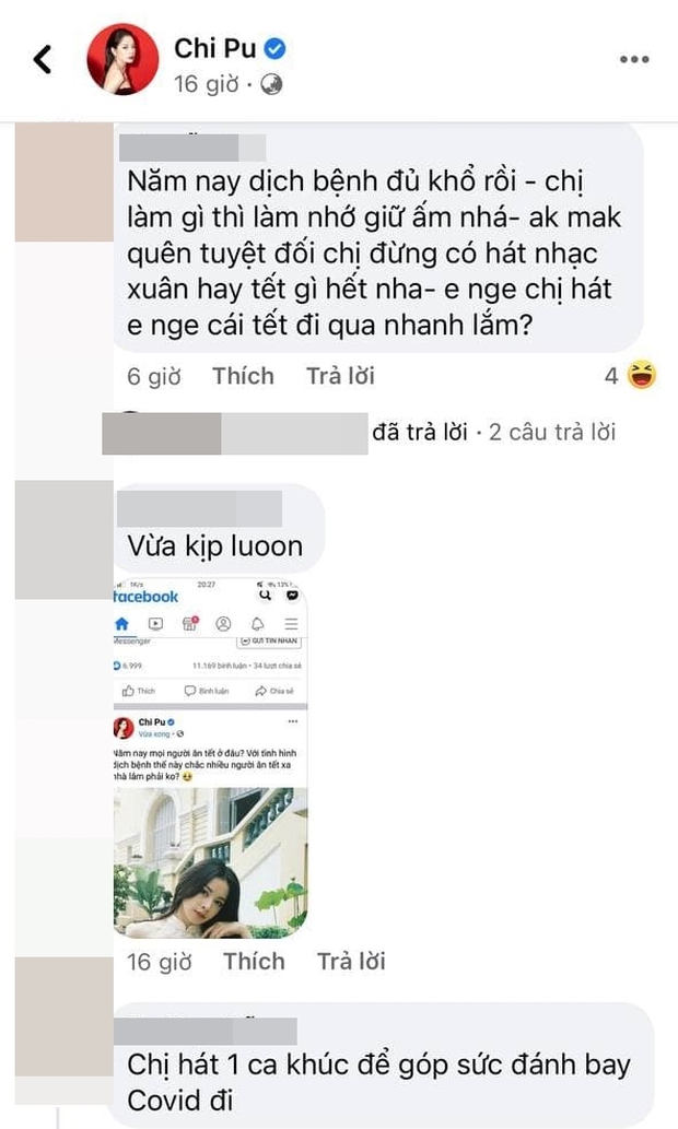 Góc thương em: Chi Pu đăng ảnh xinh đẹp mừng xuân mà cũng bị antifan cà khịa Thôi chị đừng ra nhạc Tết nha - Ảnh 3.