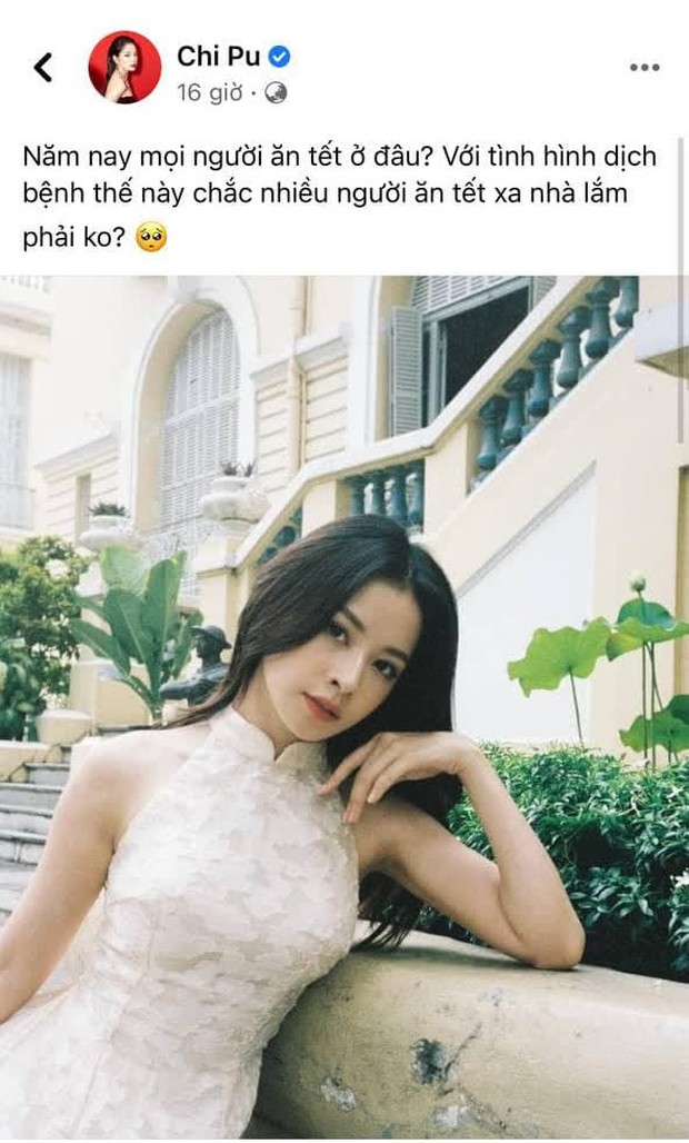 Góc thương em: Chi Pu đăng ảnh xinh đẹp mừng xuân mà cũng bị antifan cà khịa Thôi chị đừng ra nhạc Tết nha - Ảnh 1.