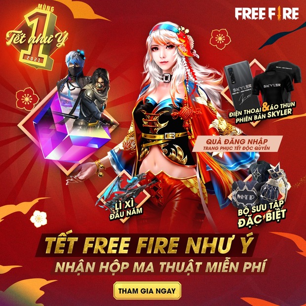 Game thủ Free Fire chú ý: Đây là chi tiết cách nhận quà sự kiện Tết Nguyên đán 2021, Hộp Ma Thuật là hoàn toàn miễn phí! - Ảnh 3.