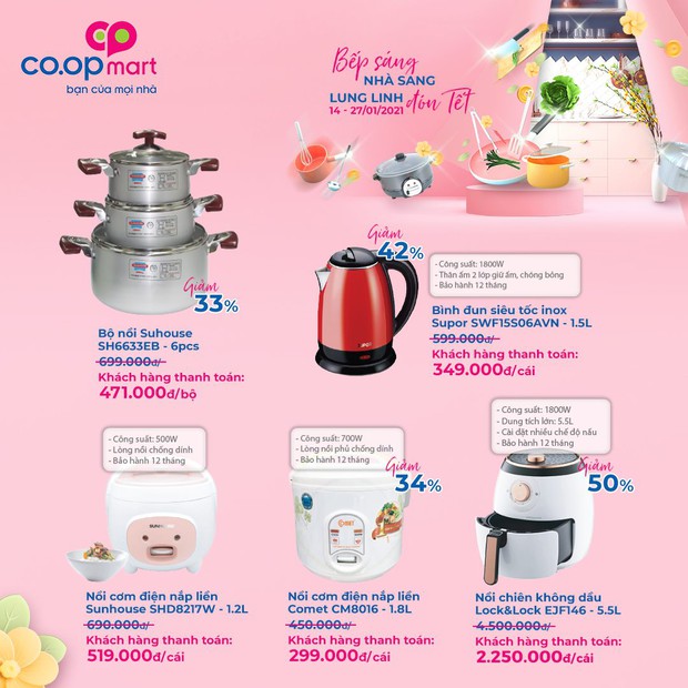 Cận Tết: 4 hệ thống siêu thị lớn nhất nước giảm giá tới 50% nhiều mặt hàng - Ảnh 12.