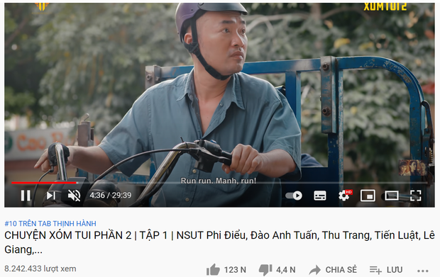 Thu Trang chiếm đẹp 3 vị trí ở top 10 trending YouTube, ai nhắm làm lại Chị Mười Ba thì ra đây! - Ảnh 3.