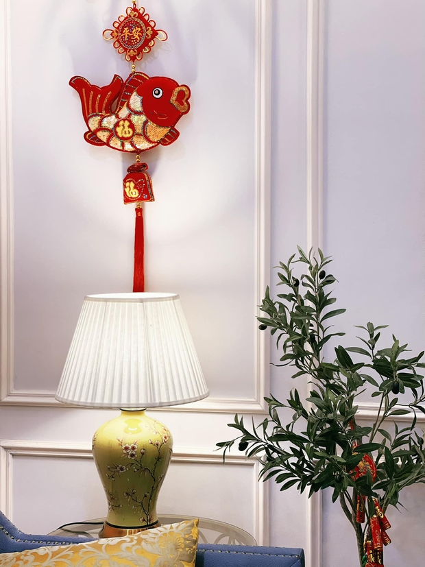 Vợ chồng Đăng Khôi - Thuỷ Anh trang hoàng căn biệt thự 2 triệu đô sẵn sàng đón Tết - Ảnh 11.