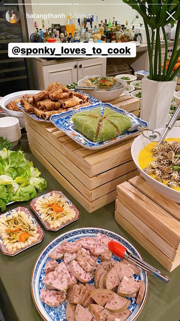 Hà Tăng “cân” cả bàn tiệc ăn Tết giới nhà giàu: Toàn món truyền thống nhưng bày biện đẳng cấp chẳng khác nhà hàng - Ảnh 3.