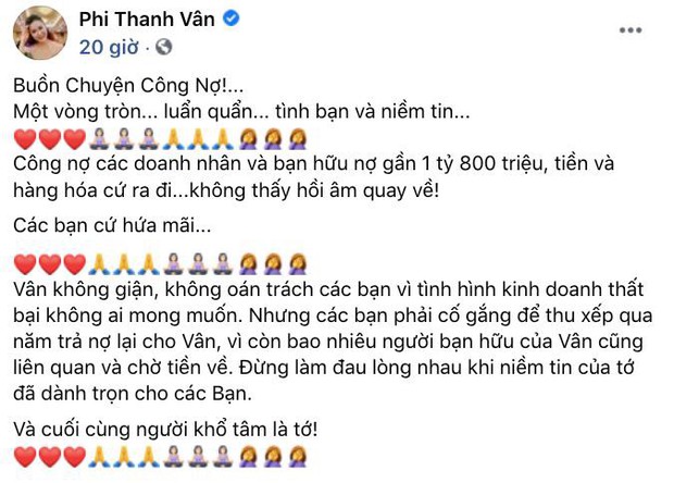 Nỗi khổ dịp cận Tết: 1 nữ diễn viên Việt đăng đàn vì bị bạn bè và đối tác nợ, ai ngờ số tiền lên đến tận... 1,8 tỷ đồng - Ảnh 2.