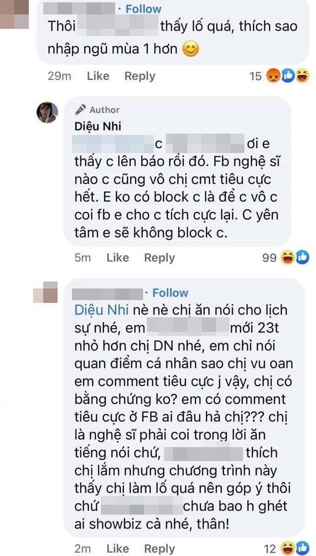 Diệu Nhi đáp trả cực gắt với thánh bình luận khi bị chê lố tại Sao Nhập Ngũ - Ảnh 2.
