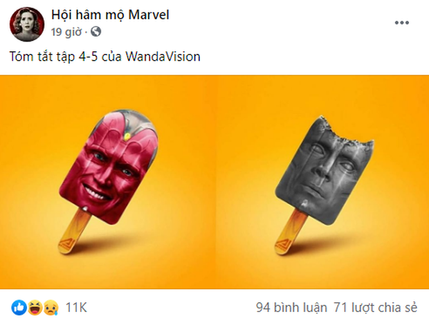 WandaVision tập 5 nóng hừng hực làm netizen dậy sóng, chế ảnh lia lịa về tình người duyên ma nhà Marvel vừa hài vừa rợn - Ảnh 3.