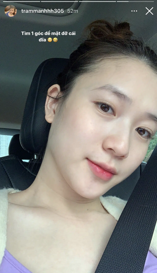 Trâm Anh - vợ JustaTee đúng là bà bầu về đích ở khoản da đẹp, nhìn mướt mườn mượt thấy mê luôn - Ảnh 1.