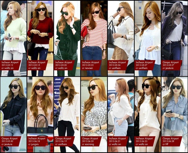 Tìm cả Kbiz, đố ai qua được thời trang sân bay của Jessica: Gần chục năm nhìn lại vẫn trendy như mới hôm qua - Ảnh 9. Tìm cả Kbiz, đố ai qua được thời trang sân bay của Jessica: Gần chục năm nhìn lại vẫn trendy như mới hôm qua - Ảnh 9.