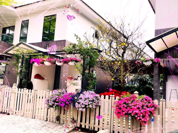 Biệt thự triệu đô của Nhật Kim Anh được trang hoàng rực rỡ đón Tết, cây mai 600 triệu đồng chiếm spotlight - Ảnh 4.