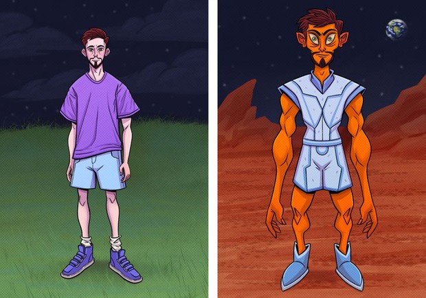 Bạn trông sẽ như thế nào nếu tồn tại được ở một hành tinh khác? Diện mạo mới đảm bảo sẽ khiến bạn ngạc nhiên - Ảnh 1.