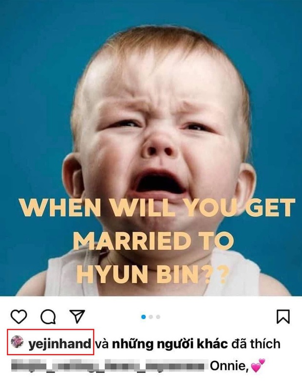 Giữa loạt tin đồn kết hôn Hyun Bin, Son Ye Jin bỗng có động thái đầy ẩn tình đáng nghi - Ảnh 2. Giữa loạt tin đồn kết hôn Hyun Bin, Son Ye Jin bỗng có động thái đầy ẩn tình đáng nghi - Ảnh 2.