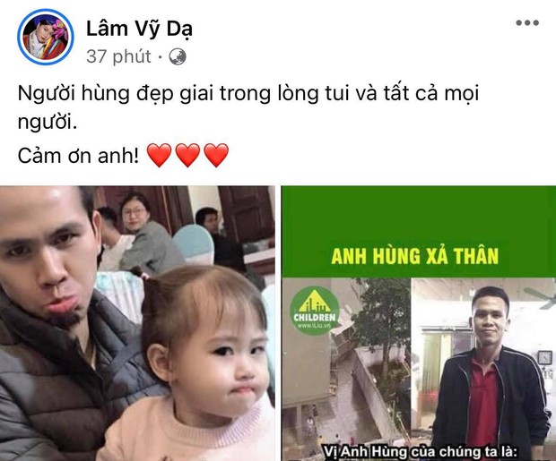 Hoà Minzy và dàn sao Việt dậy sóng trước vụ “người hùng” cứu bé gái rơi từ tầng 12, Tuấn Hưng nhân đây dặn dò luôn bà xã - Ảnh 6. Hoà Minzy và dàn sao Việt dậy sóng trước vụ “người hùng” cứu bé gái rơi từ tầng 12, Tuấn Hưng nhân đây dặn dò luôn bà xã - Ảnh 6.