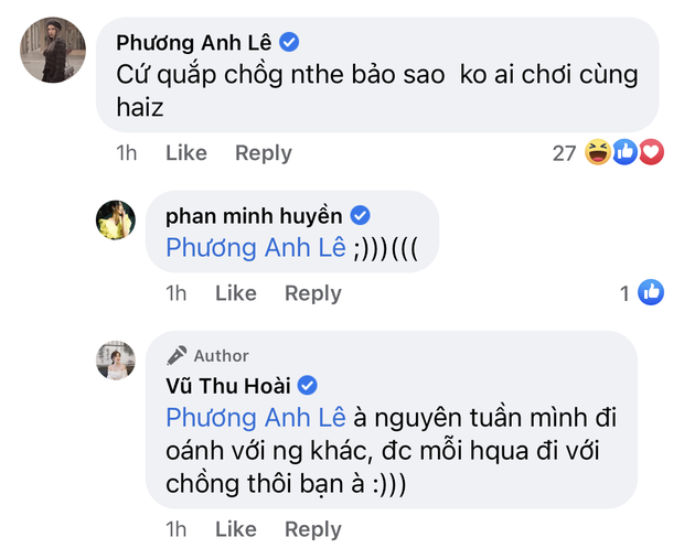 Đăng ảnh tình tứ với chồng CEO, MC Thu Hoài bị hội bạn xúm vào nói xấu thẳng mặt - Ảnh 2. Đăng ảnh tình tứ với chồng CEO, MC Thu Hoài bị hội bạn xúm vào nói xấu thẳng mặt - Ảnh 2.