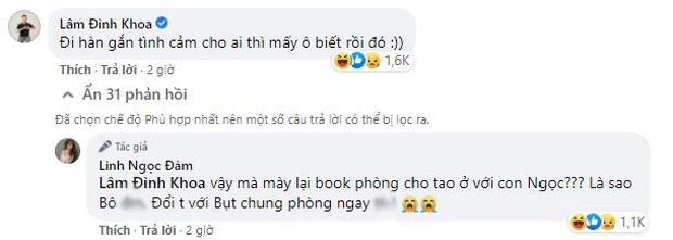 Đi du lịch hàn gắn tình cảm nhưng chỉ thấy Rambo phát cẩu lương, Linh Ngọc Đàm đòi qua ở chung phòng luôn với Bụt - Ảnh 3.