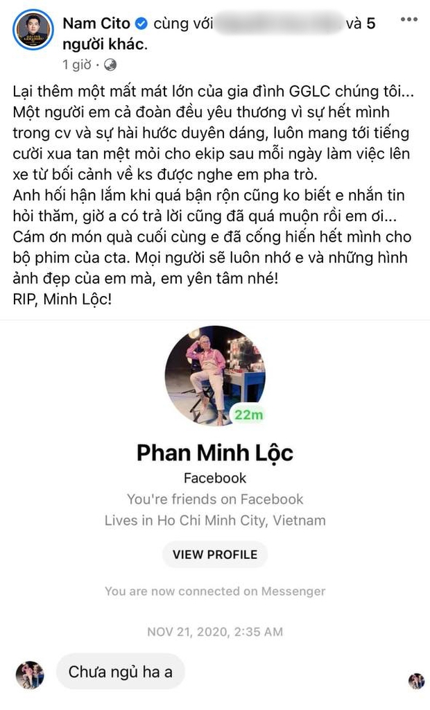 Đạo diễn Gái Già Lắm Chiêu thương xót trước tin Phù thủy trang điểm Minh Lộc qua đời: đây là mất mát lớn của gia đình Gái Già chúng tôi - Ảnh 2.