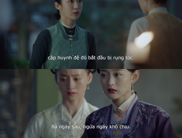 Đàm Tùng Vận dựng lễ cầu hồn gài hàng trà xanh Cẩm Tâm Tựa Ngọc làm ả sợ đến rụng hết tóc - Ảnh 3.