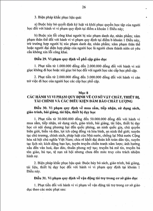 Xúc phạm danh dự giáo viên, học sinh bị phạt đến 10 triệu đồng - Ảnh 3. Xúc phạm danh dự giáo viên, học sinh bị phạt đến 10 triệu đồng - Ảnh 3.