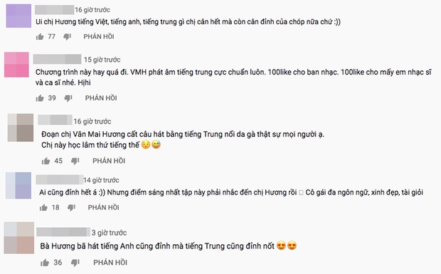 Văn Mai Hương cân cả tiếng Anh lẫn tiếng Trung khi khoe giọng, khiến netizen chỉ biết thốt lên 2 từ: Quá đỉnh! - Ảnh 4. Văn Mai Hương cân cả tiếng Anh lẫn tiếng Trung khi khoe giọng, khiến netizen chỉ biết thốt lên 2 từ: Quá đỉnh! - Ảnh 4.