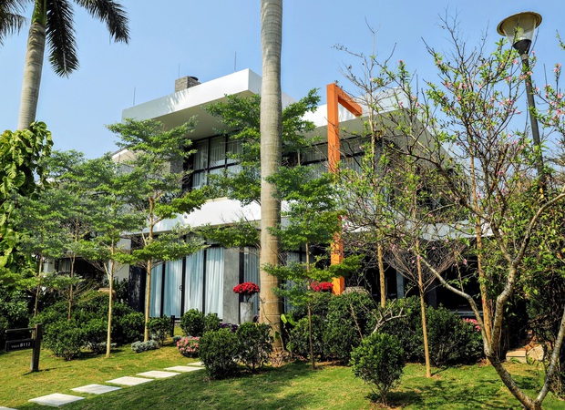 Gia đình doanh nhân Hà Nội xây căn villa 400m2 ở Flamingo - Đại Lải làm nơi nghỉ dưỡng dịp cuối tuần - Ảnh 1.