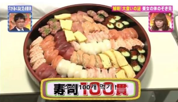 Ăn 100 miếng sushi cùng lúc, nữ YouTuber gây sốc khi công khai luôn ảnh chụp CT dạ dày, chứng minh mình không gian dối - Ảnh 2.