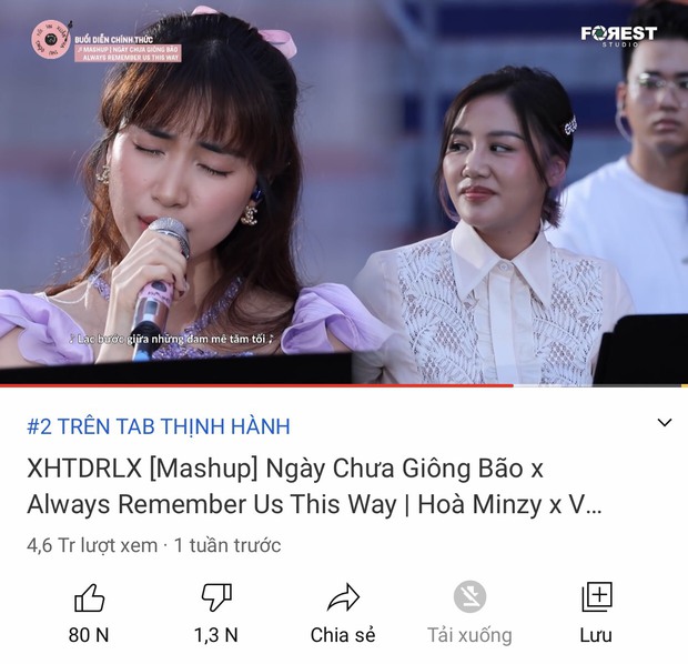 Hòa Minzy được khen ngày càng nhẹ nhàng, tinh tế không còn những màn trưng trổ giọng lấn át đồng nghiệp - Ảnh 7. Hòa Minzy được khen ngày càng nhẹ nhàng, tinh tế không còn những màn trưng trổ giọng lấn át đồng nghiệp - Ảnh 7.